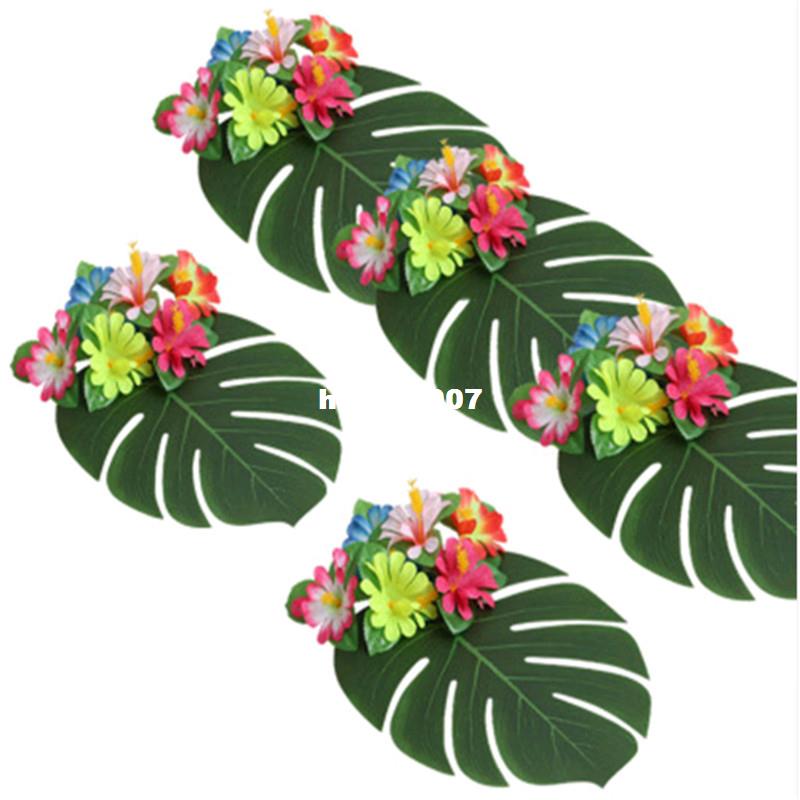 vcs/Lot Fabric Artificial Palm Liapes HOawaeian Luau Par 农机/农具/农膜 农用包装器具 原图主图