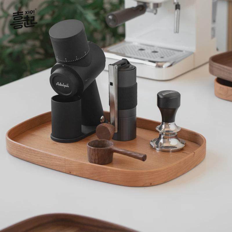 黑胡桃木托盘咖啡 简约木质家用实木茶盘茶具水杯下午茶托盘新品,餐饮具,餐用托盘,淘宝优惠券,粉丝福利购,淘宝优惠卷