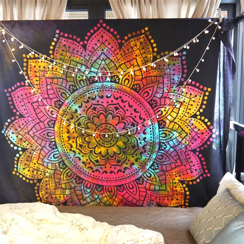 超大背景布室内空间装饰 230*210cm挂布 窗O帘隔断牀头背景墙 装