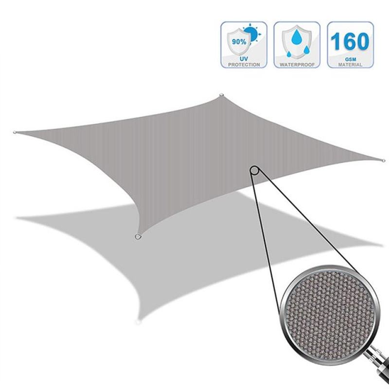 2x2m/2x3m/2x4m Waterproof Awning Sunshade Sun Shade Sail For