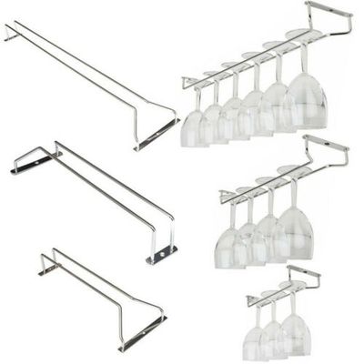 27/35/55cm Wine Glass Hanger Rack Stemware Home Bar Pub