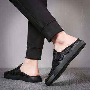 拖鞋男凉拖鞋夏季包头男士拖鞋防滑软底韩版时尚外穿室外半拖鞋潮