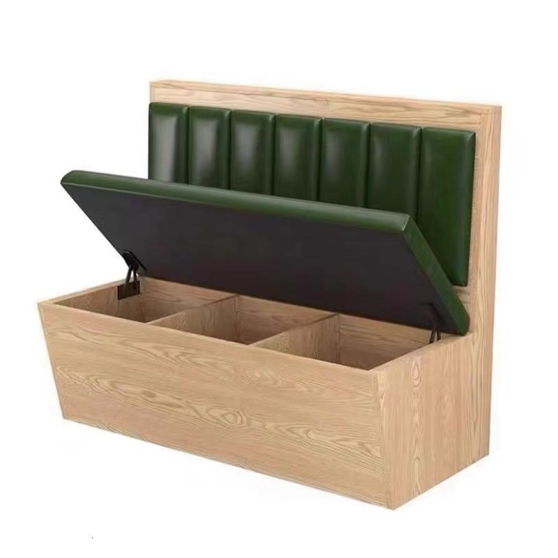 定制储物卡座沙发靠墙奶茶店桌椅组合餐厅火锅店甜品汉堡快餐店