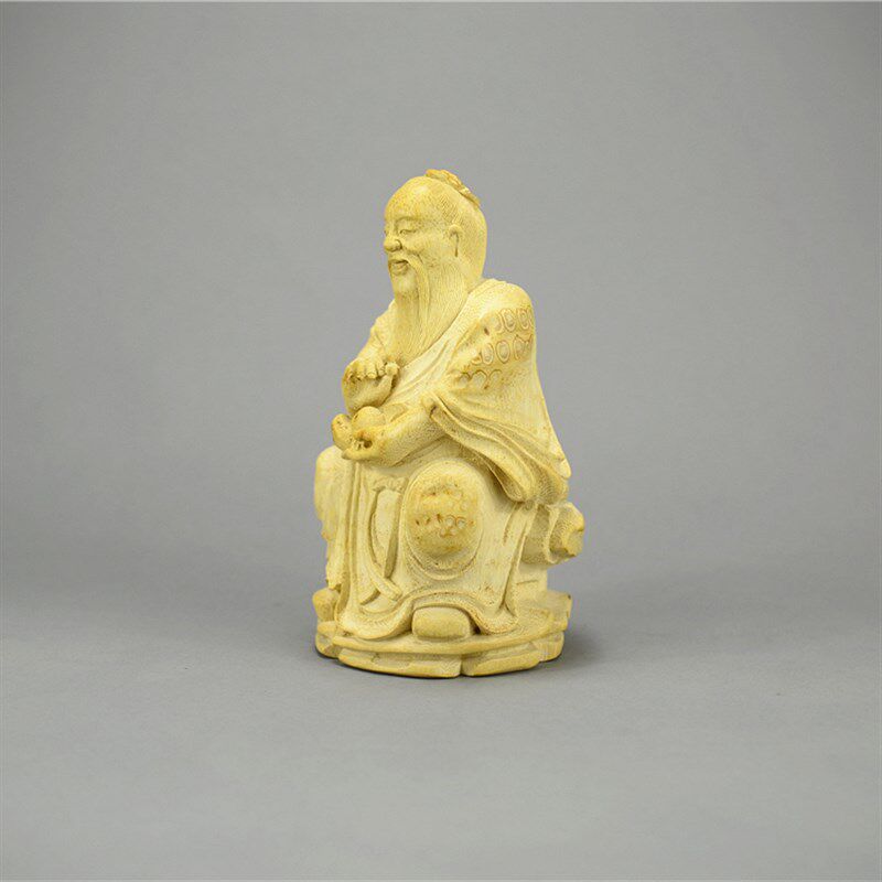 直销新品竹根雕小品《寿星》送老t人 祝寿礼品