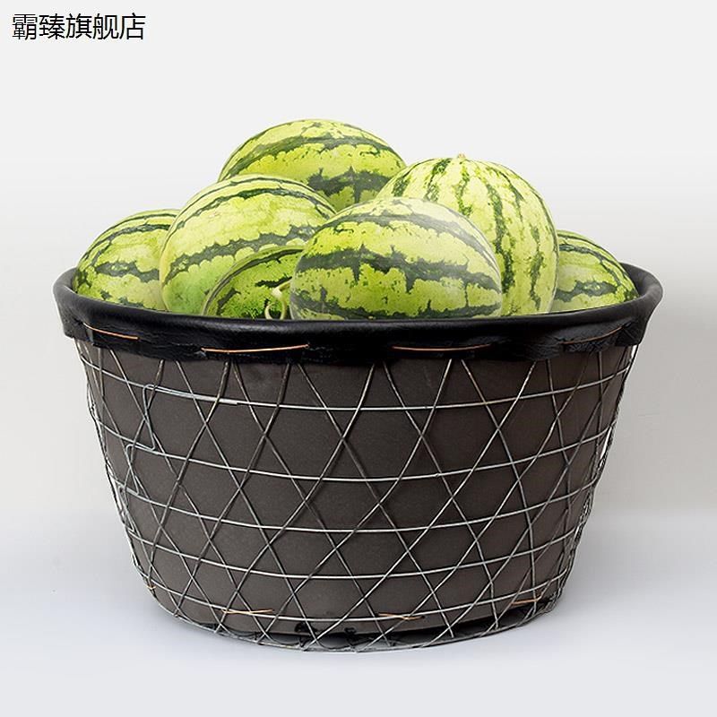 装西瓜箩果d筐铁篮丝大棚钢丝箩筐加装厚瓜果筐水蔬瓜西菜框子