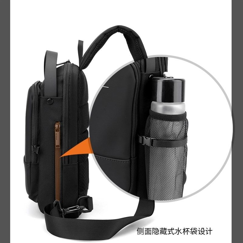 新款多功能男包男士胸包休闲运动小背包单肩斜挎包包机车包潮肩包,箱包皮具/热销女包/男包,男士包袋,淘宝优惠券,粉丝福利购,淘宝优惠卷