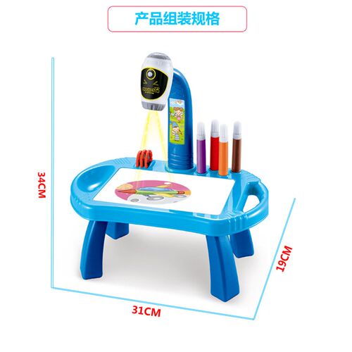 绘画投影桌机g画板儿童投影玩具宝宝学习画桌画笔多功能投影桌