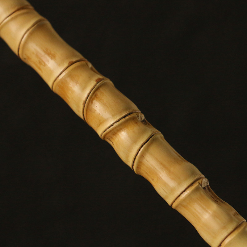 精品纯手工制作天然满钉竹根老罗汉竹教鞭m多节异形密节竹节棍把