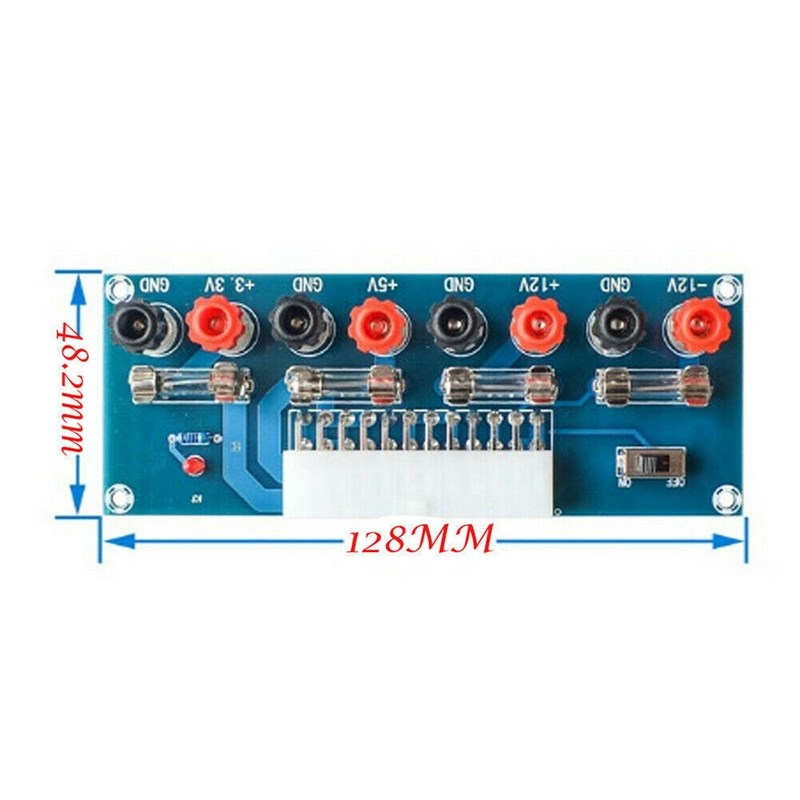 24 Pins Atx Benchtop Board Computer Pc Power Supply Breakout 鲜花速递/花卉仿真/绿植园艺 花艺材料 原图主图