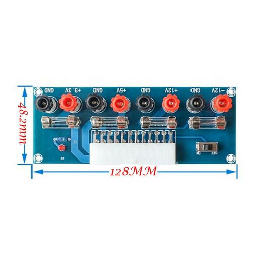 24 Pins Atx Benchtop Board Computer Pc Power Supply Breakout