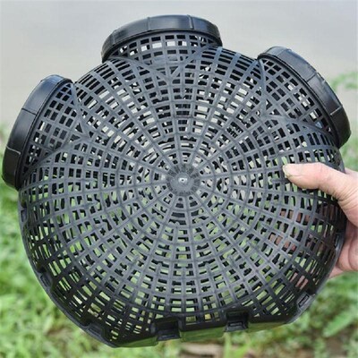 小众高货2 Pcs Crawfish Mesh Fishing Trap Cage Shrimp Catchin