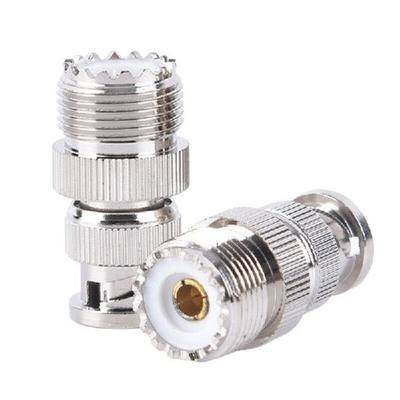 新品BNC Male Plug To SO239 UHF PL-259 Jack RF Female Coaxial