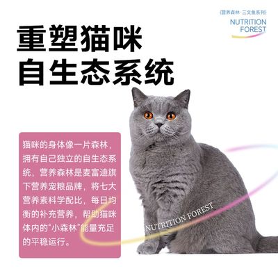 麦富迪猫a粮10kg三文鱼冻干双拼成猫幼猫营养森林猫主粮20斤