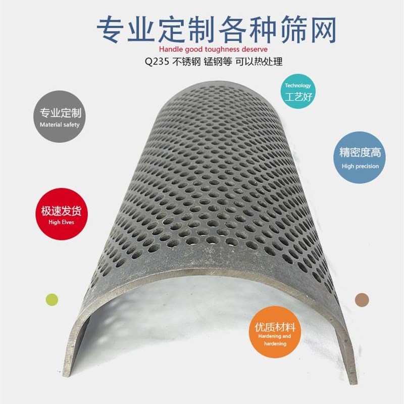 定做粉碎a破碎机筛网300/400型 玉米脱粒机罗底锰钢不锈钢加厚耐