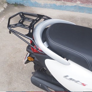 适用于轻骑铃木Lets后货架改装 小海豚QS110T3钢筋载物架尾箱配件