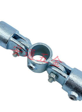 2寸钢管连接件60mm镀锌接头接头dn50护栏快速连圆管免焊接三四通