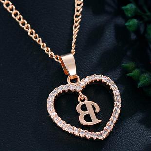 Pendant Jewelry 新品 Heart Name Initials Necklace Womens