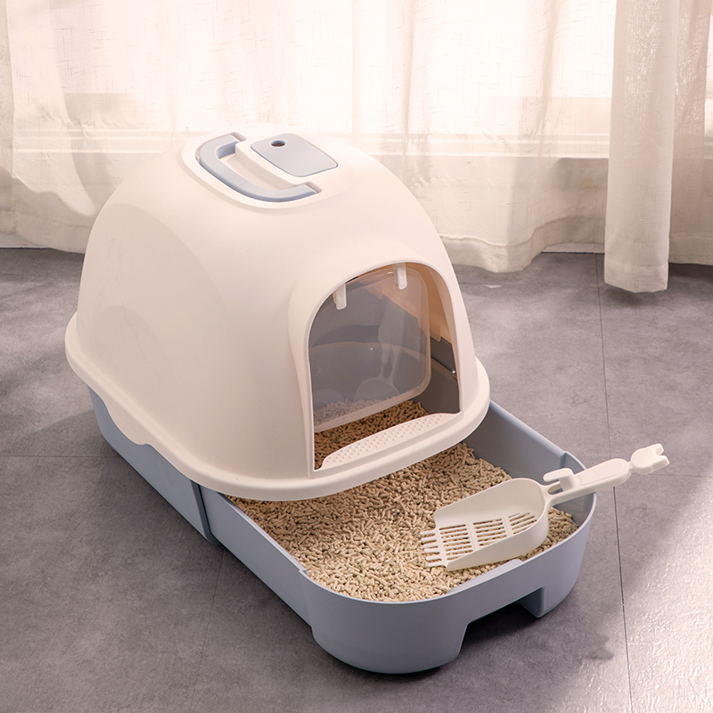 抽屉式猫砂盆全封闭猫厕所超大号猫沙盆除臭防外溅V猫屎盆猫咪用