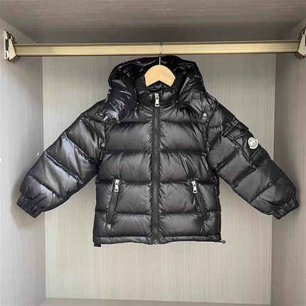 儿童羽绒服男款加厚极寒2024新款冬季男童女童宝宝亮面免洗外套潮