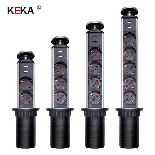 KEKA EU Plug 2/3/4/5 power Kitchen Table Electrical Socket