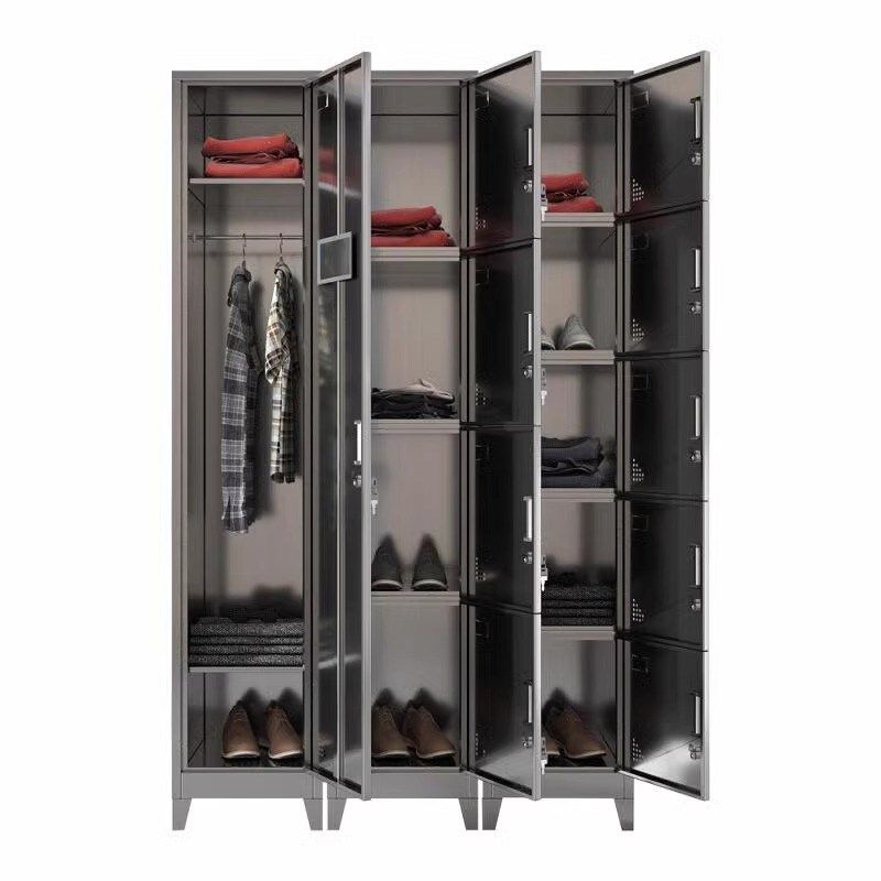 304不锈钢更衣柜1门2门4门宿舍单门柜浴室工厂车间员工储物柜定制,商业/办公家具,更衣柜,淘宝优惠券,粉丝福利购,淘宝优惠卷