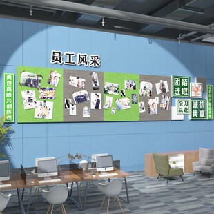 党务公开栏党建文化照片党员风采活动室展示墙面贴背景装饰毛毡板