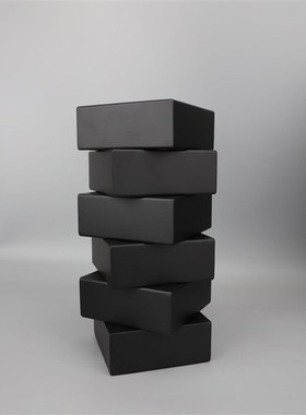 欧式创意金属多层花器样板房售楼部卧室书房客厅桌面玄关饰品摆件