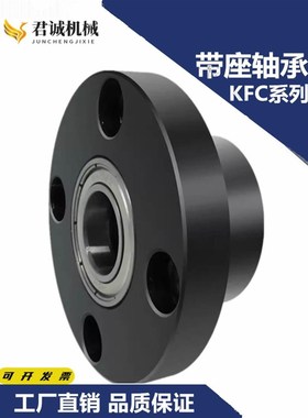 双轴承不带卡簧圆法兰组件o带座轴承BGRAB-6201ZZ BFR01固定轴承