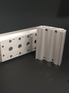 电磁阀底座4V210-08/06汇流板阀板100M200M-2F3F4F5F6F7F8F9F10F