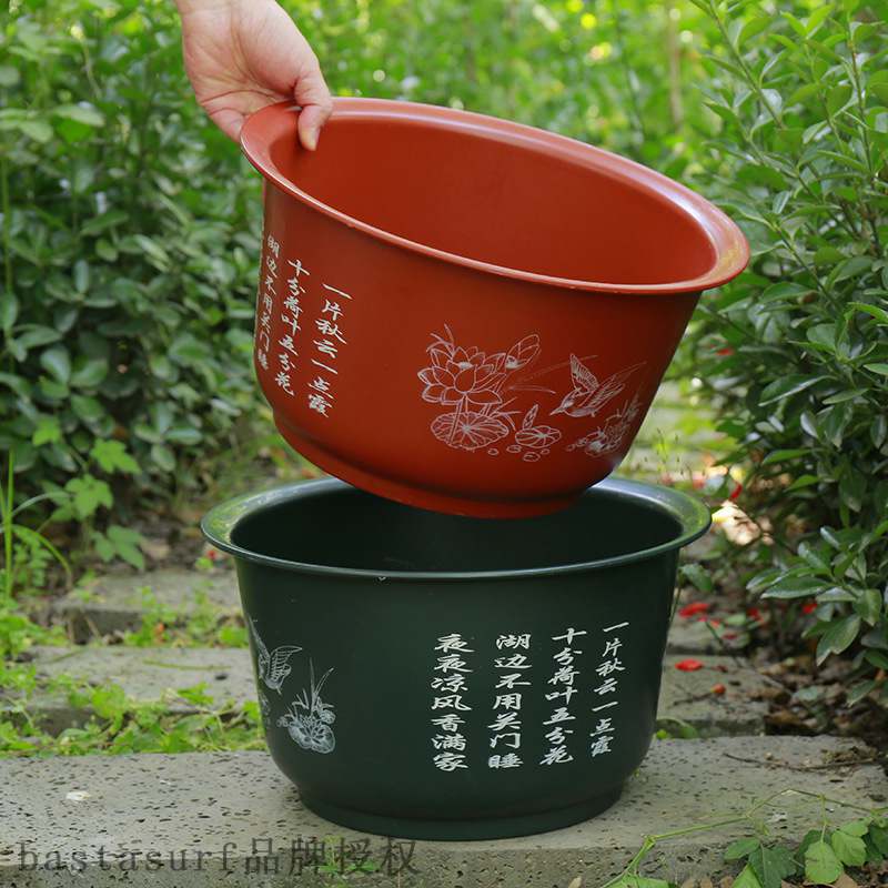 新品推荐Non porous lotus basin thickened and enlarged imitat