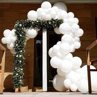 新品510121836inch White Latex Balloon Baby Shower Wedding