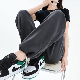 孕妇裤子女春款外穿2023新款休闲打底裤春季小个S子运动阔腿裤春