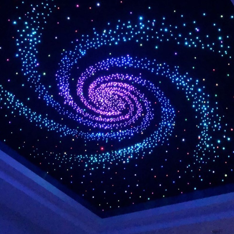 星空顶天花板吊顶影音室儿童房室内房间客厅酒吧ktv光纤灯星空灯