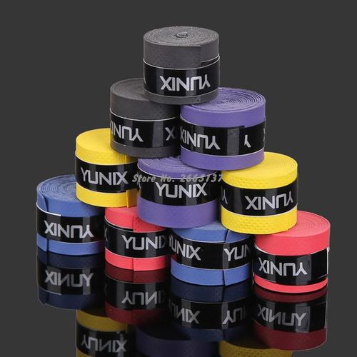60pcs White Coated Anti-slip Tennis Overgrips Badminton Grip