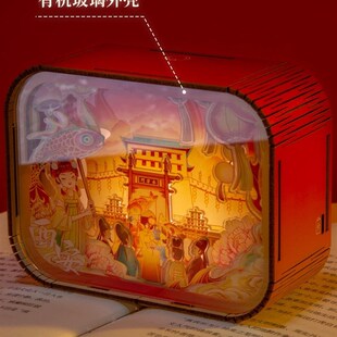 西安小夜灯城市文创创意小灯芙蓉园大雁塔永宁门旅游纪念礼品摆件