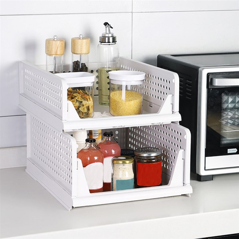 Layered Partition Storage Rack Drawer Wardrobe Organizer Rac