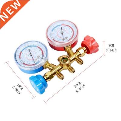 推荐AC Diagnostic Manifold Freon Gauge Hose Set Charging R14