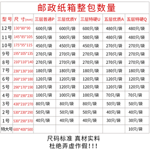 整袋10号纸箱小邮政快递纸箱纸板箱快递盒纸皮箱包装 包邮 纸盒