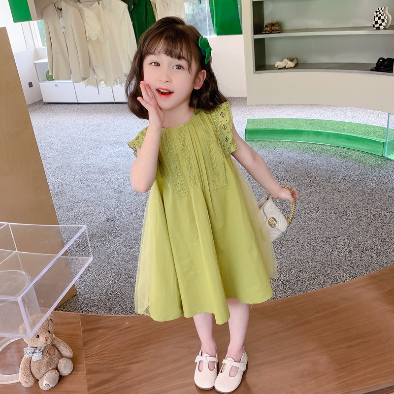 现货女童夏装连衣裙1一3岁女宝宝C夏季公主裙儿童洋气婴儿衣服春