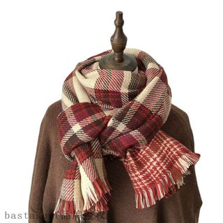 极速Retro Plaid Scarf Korean female versatile autumn and win