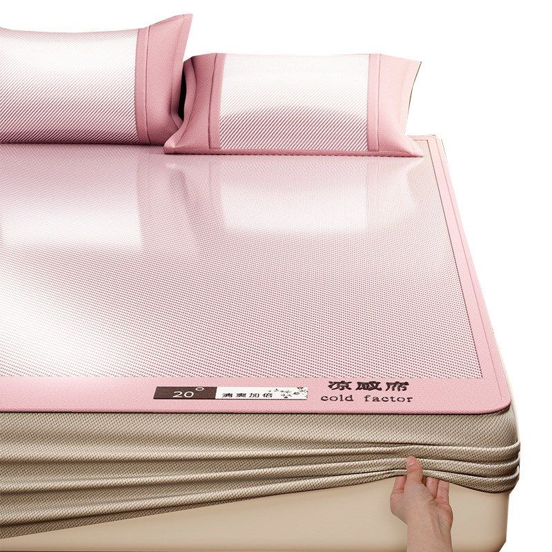 床上用品凉席夏天2025新款席子冰丝凉席A类母婴级草席床垫床单笠,服饰配件/皮带/帽子/围巾,三件套,淘宝优惠券,粉丝福利购,淘宝优惠卷