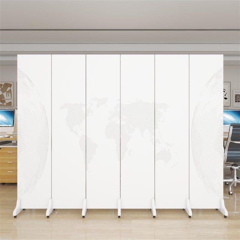 定制办公室屏风隔断简约现代公司单位客厅折叠移动双面纯白色隔板,住宅家具,折屏,淘宝优惠券,粉丝福利购,淘宝优惠卷