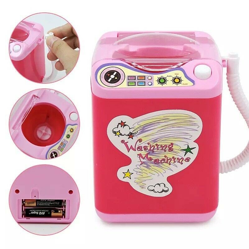 2020 Mini Electric Washing Machine Cosmetic Sponge Makeup Br