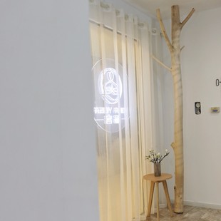 粗原木去皮造型树干装饰玄关酒店卧室服装店摆件隔断屏风背景墙