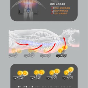 厂家黑龙江全自动电动玉石全身按摩牀多功能温热理疗牀温玉推拿牀