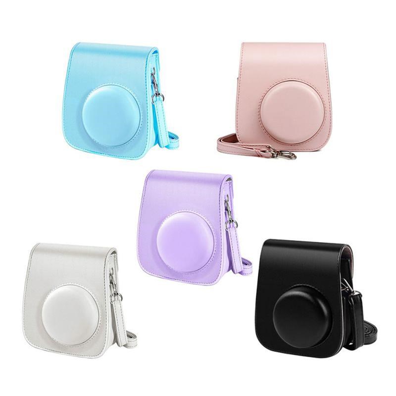 推荐5 Colors Portable Instant Camera Case PU Leather Holder