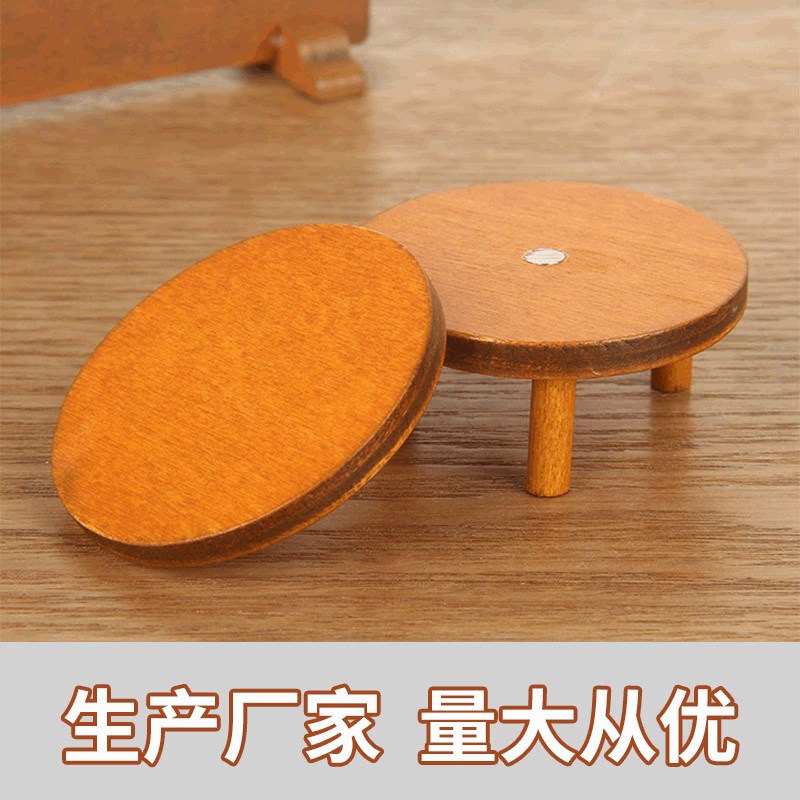 直供 复古暖桌家居饰品拍图道具玩偶配饰木质小桌子摆挂件