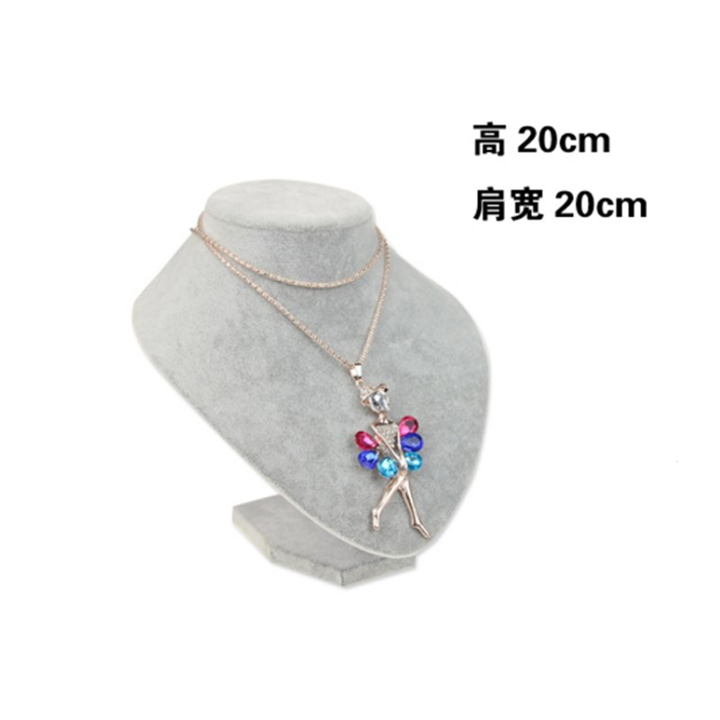 小众高货首饰展示架项链模特架金银首饰饰品人头脖子展示道具吊坠