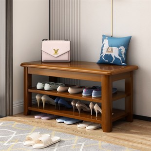 实木换鞋凳小凳子50cm40长可坐穿鞋凳家用门口窄款小尺寸入户可坐