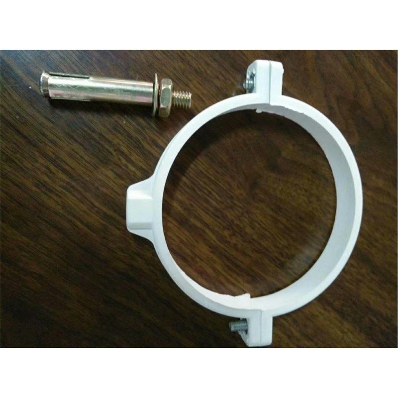 UPVC管卡 带拉爆PVC管卡吊码PVC塑料排水管管卡管夹50 75 110 160